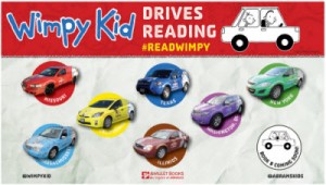 Wimpy Kid Drives Reading