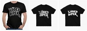 diary of a wimpy kid loded diper shirts